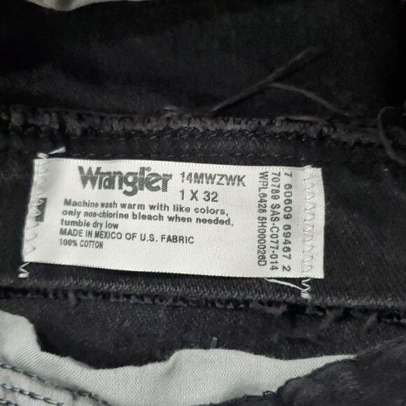 Wrangler Womens Original Cowboy Cut Black Jeans Size 1 × 32 - Picture 3 of 5